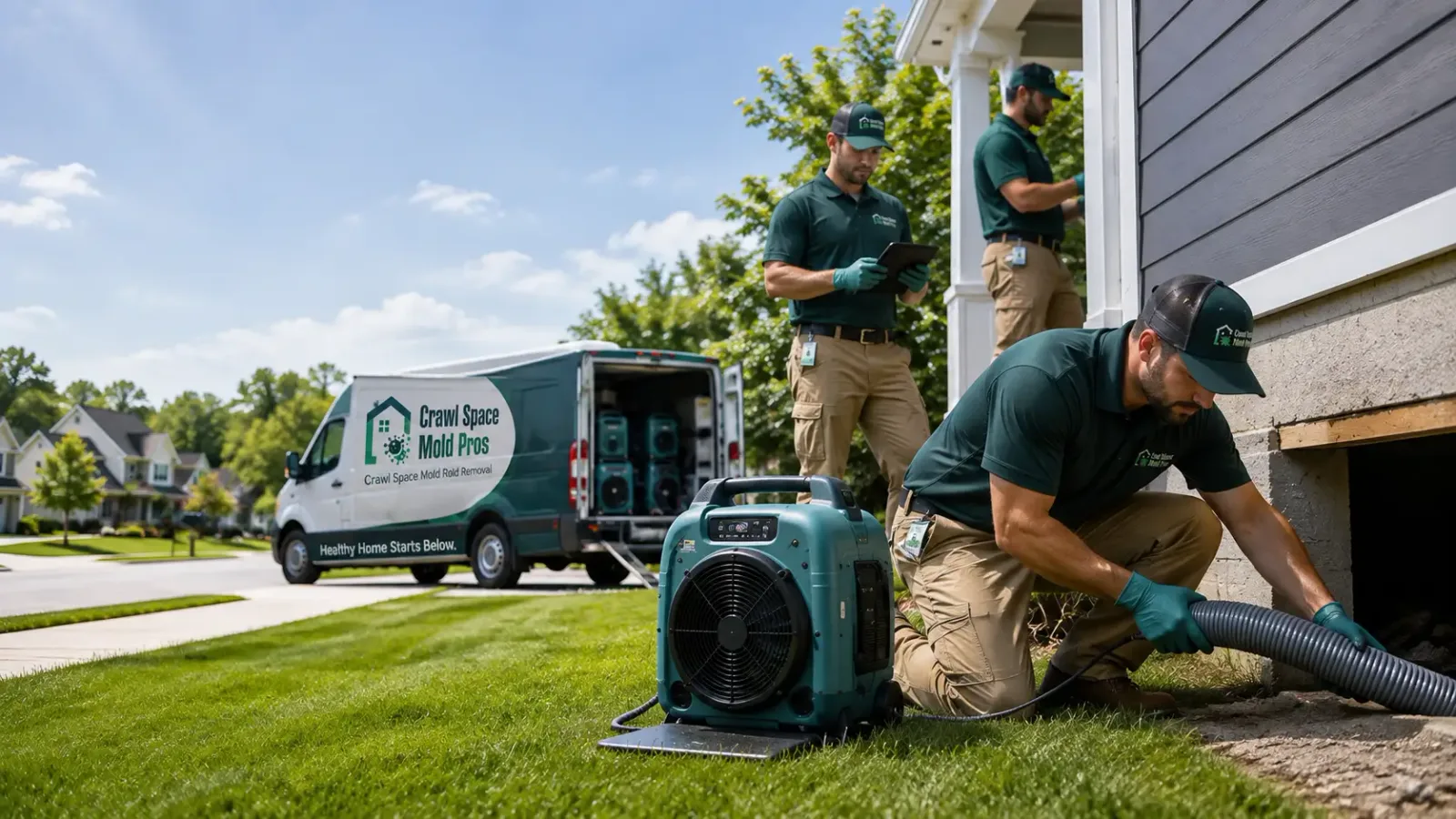 Crawl Space Mold Removal in Ellerslie, MD